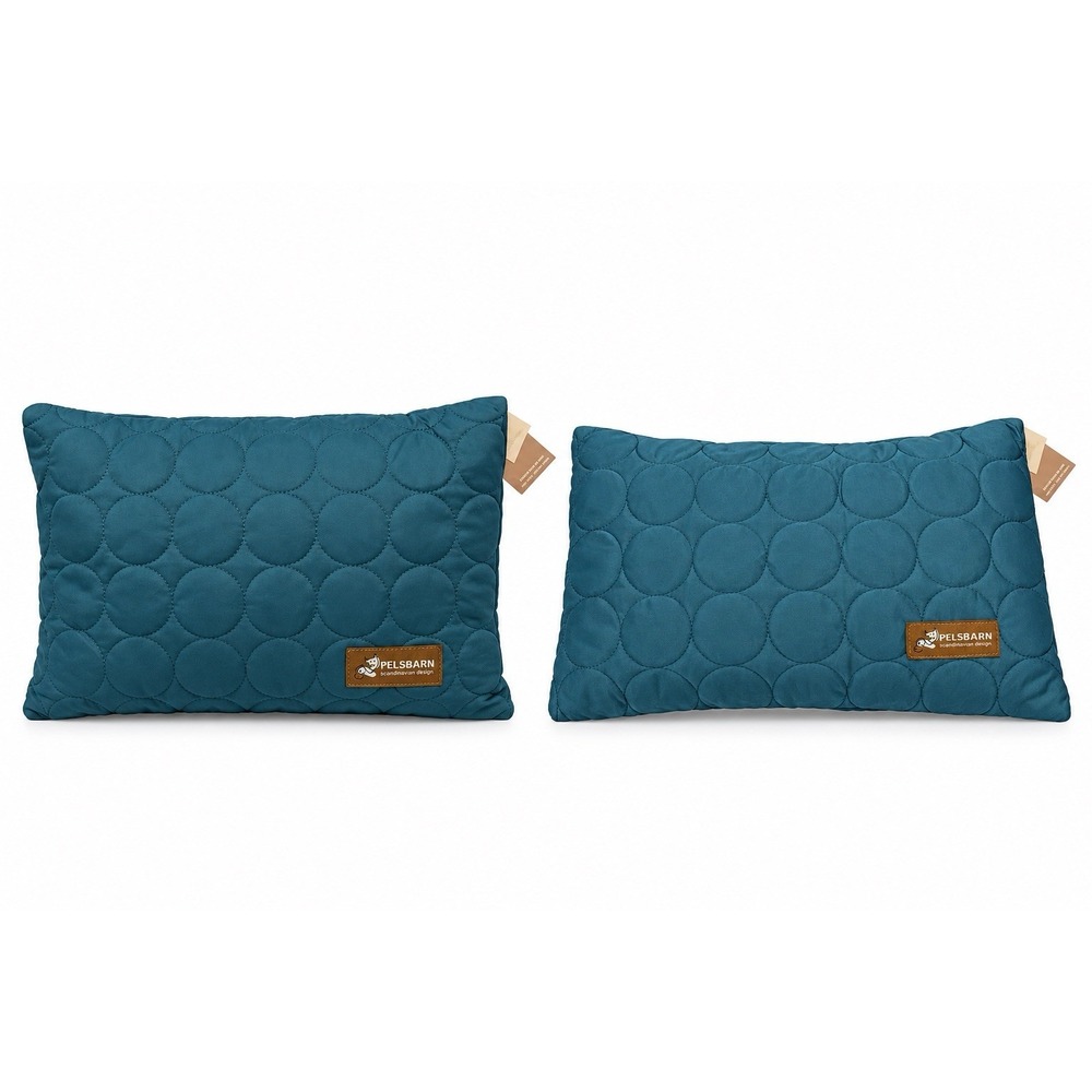 Pelsbarn Cooling Dog Pillows Set of 2 Deep Blue Quilted Rectangular NWT